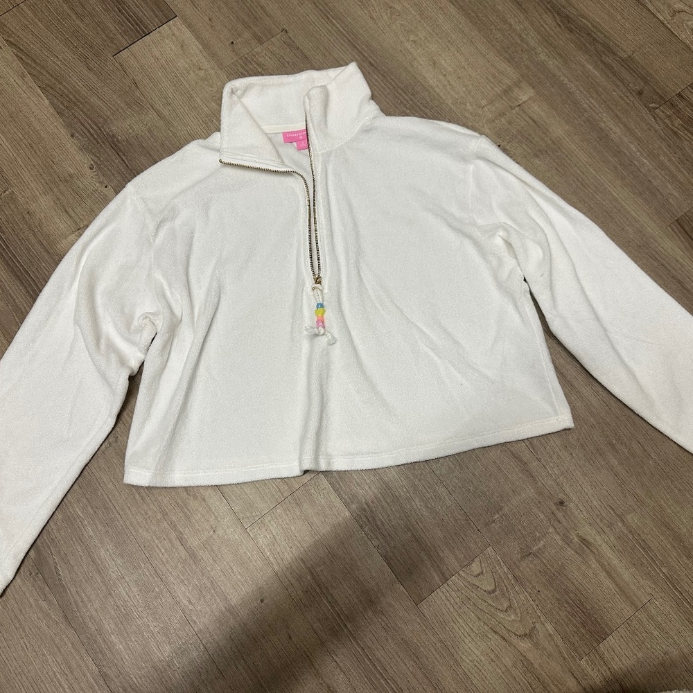 Stoney Clover Lane Cropped Quarterzip
